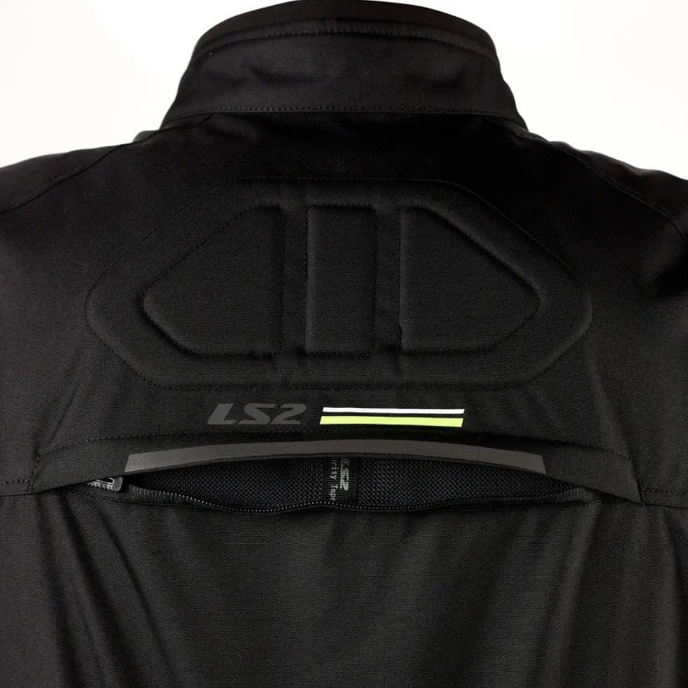 Campera LS2 Shadow Hombre Negro / Gris